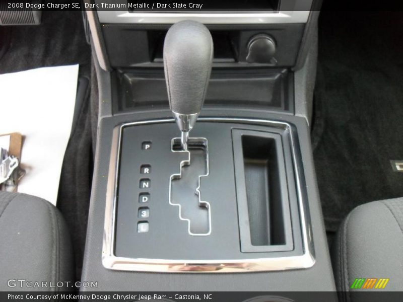Dark Titanium Metallic / Dark Slate Gray 2008 Dodge Charger SE