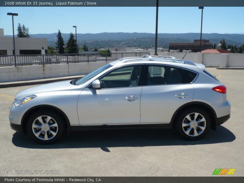 Liquid Platinum / Stone 2008 Infiniti EX 35 Journey
