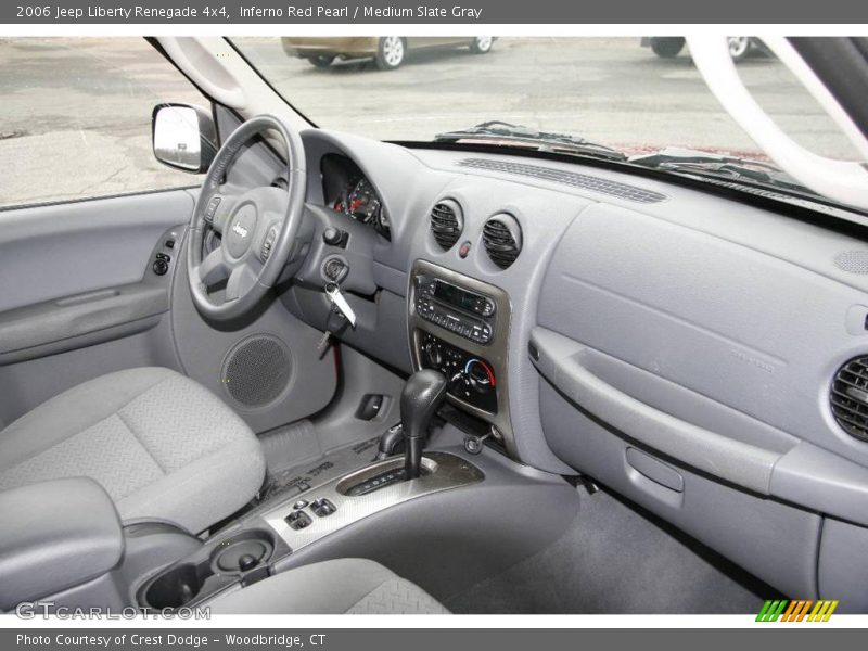 Inferno Red Pearl / Medium Slate Gray 2006 Jeep Liberty Renegade 4x4