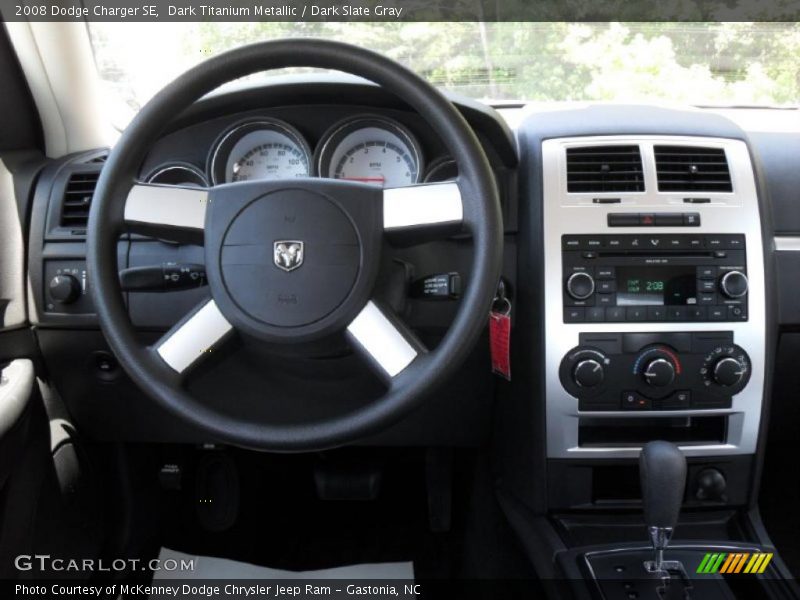 Dark Titanium Metallic / Dark Slate Gray 2008 Dodge Charger SE