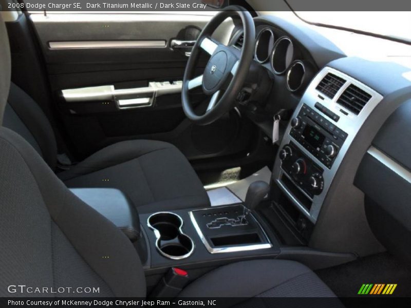 Dark Titanium Metallic / Dark Slate Gray 2008 Dodge Charger SE