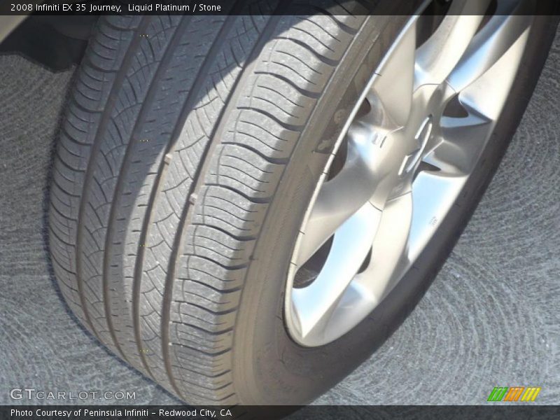 Liquid Platinum / Stone 2008 Infiniti EX 35 Journey