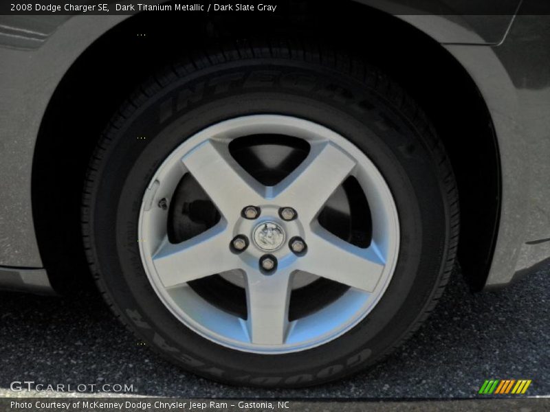 Dark Titanium Metallic / Dark Slate Gray 2008 Dodge Charger SE