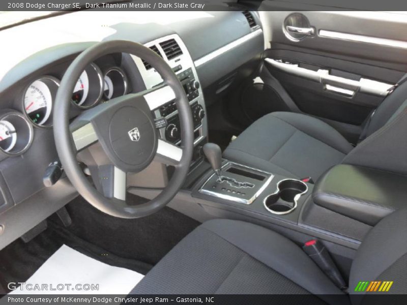Dark Titanium Metallic / Dark Slate Gray 2008 Dodge Charger SE