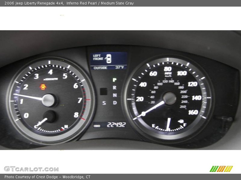 Inferno Red Pearl / Medium Slate Gray 2006 Jeep Liberty Renegade 4x4