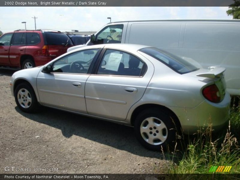Bright Silver Metallic / Dark Slate Gray 2002 Dodge Neon