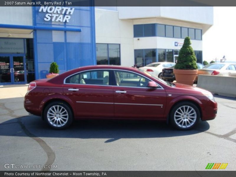 Berry Red / Tan 2007 Saturn Aura XR