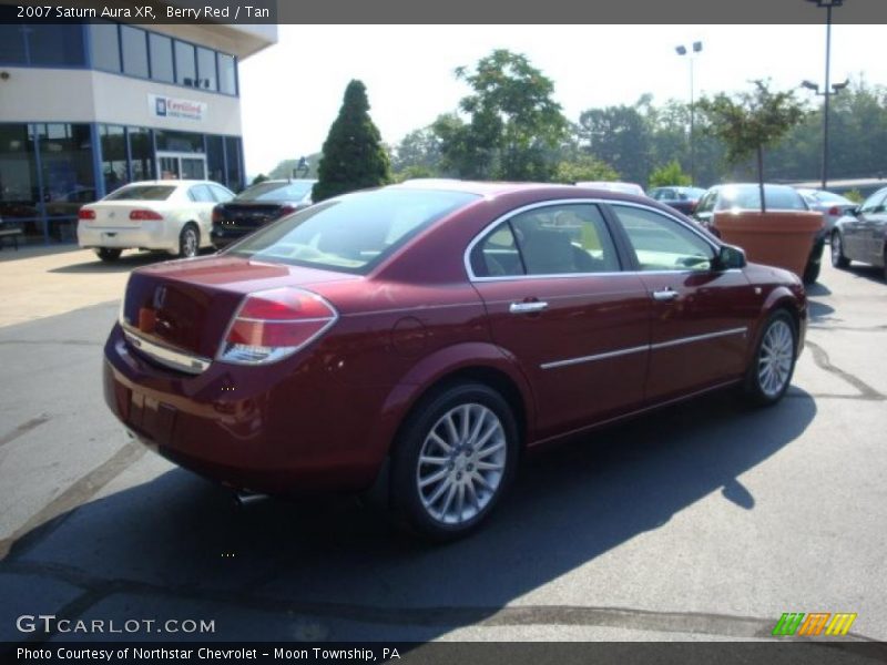Berry Red / Tan 2007 Saturn Aura XR