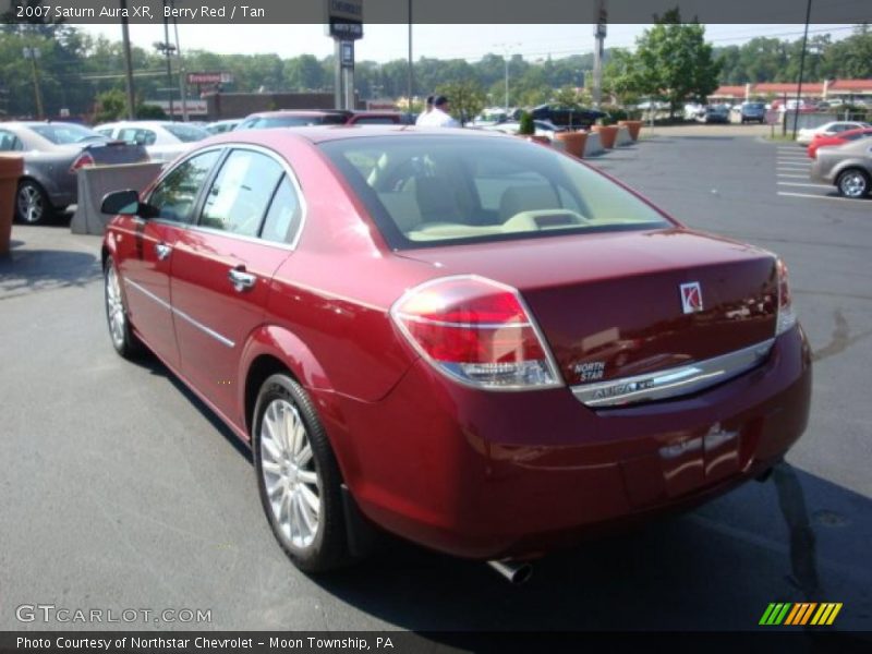 Berry Red / Tan 2007 Saturn Aura XR