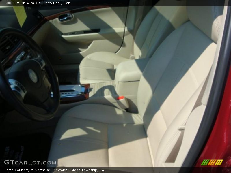 Berry Red / Tan 2007 Saturn Aura XR