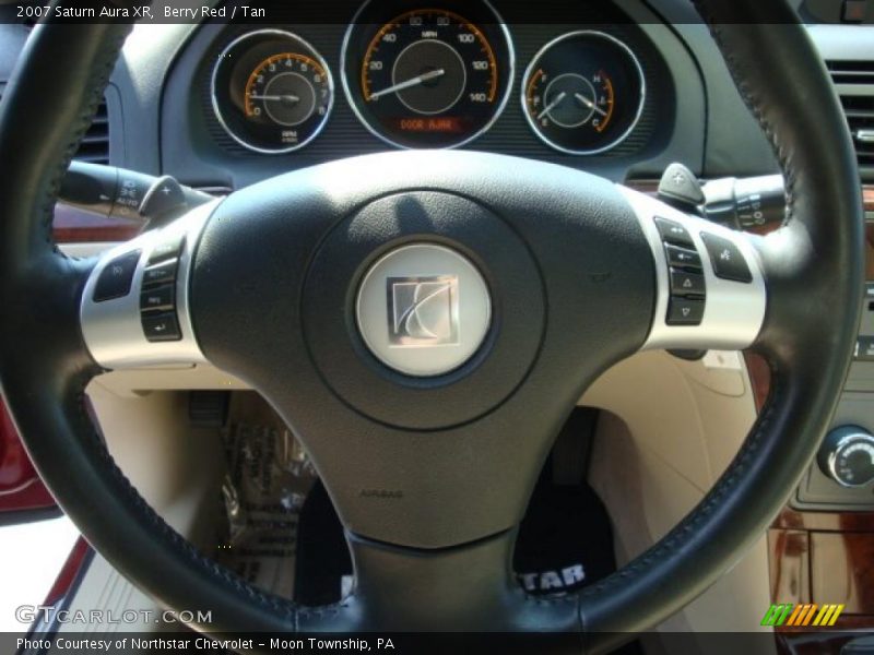 Berry Red / Tan 2007 Saturn Aura XR