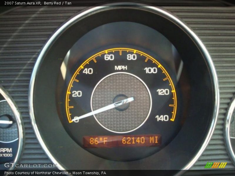 Berry Red / Tan 2007 Saturn Aura XR