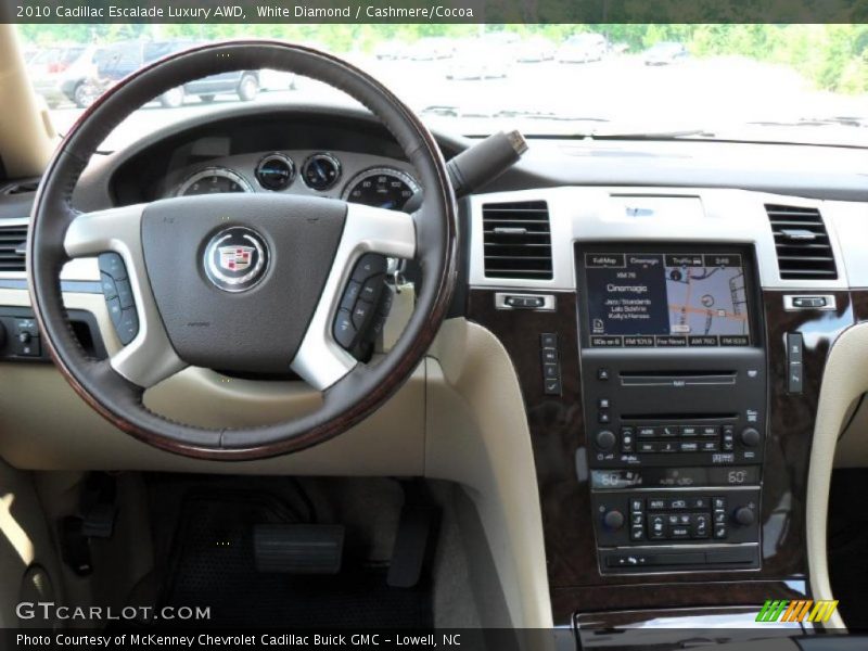 White Diamond / Cashmere/Cocoa 2010 Cadillac Escalade Luxury AWD