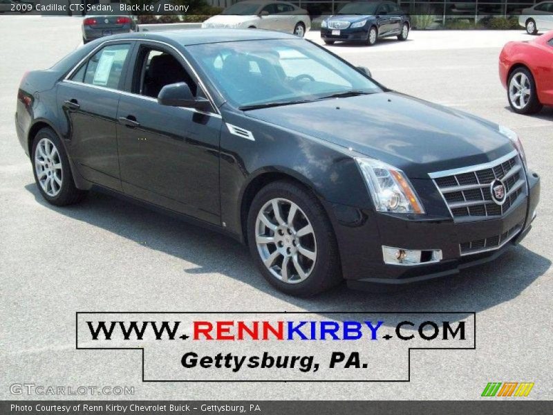Black Ice / Ebony 2009 Cadillac CTS Sedan