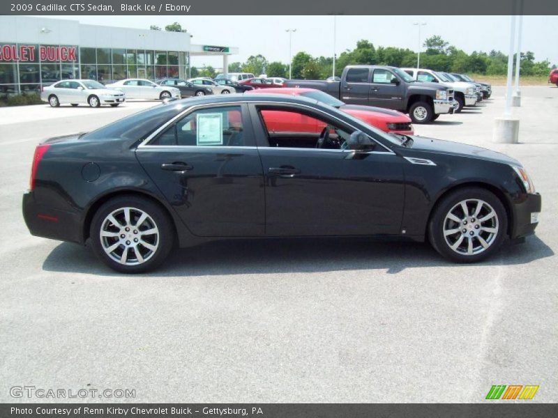 Black Ice / Ebony 2009 Cadillac CTS Sedan