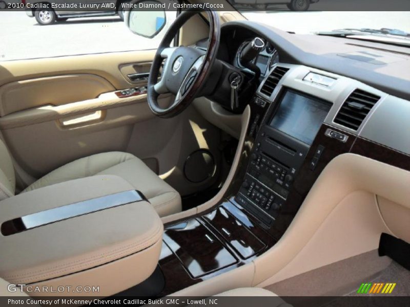 White Diamond / Cashmere/Cocoa 2010 Cadillac Escalade Luxury AWD