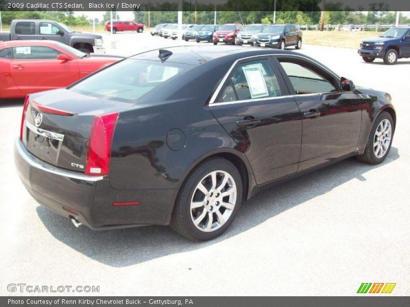 Black Ice / Ebony 2009 Cadillac CTS Sedan