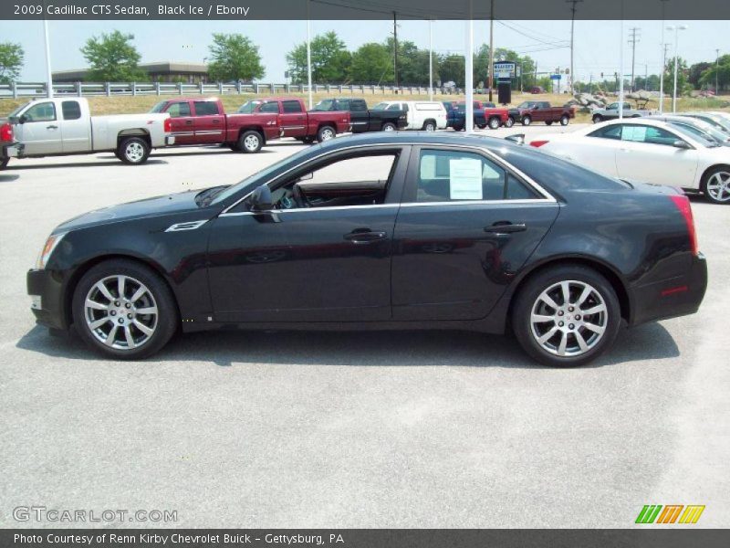 Black Ice / Ebony 2009 Cadillac CTS Sedan
