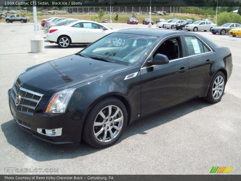 Black Ice / Ebony 2009 Cadillac CTS Sedan
