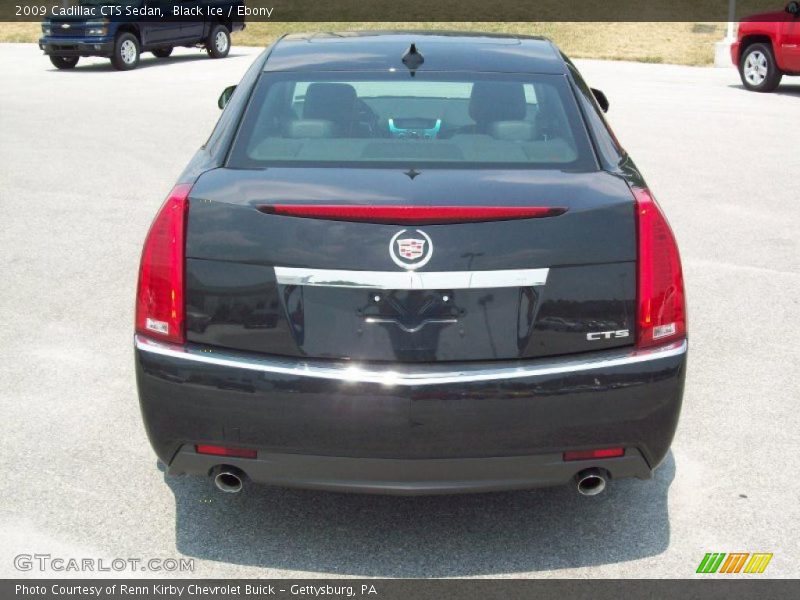 Black Ice / Ebony 2009 Cadillac CTS Sedan