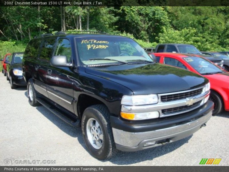 Onyx Black / Tan 2002 Chevrolet Suburban 1500 LT 4x4