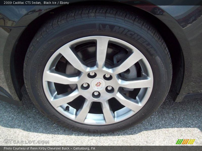 Black Ice / Ebony 2009 Cadillac CTS Sedan