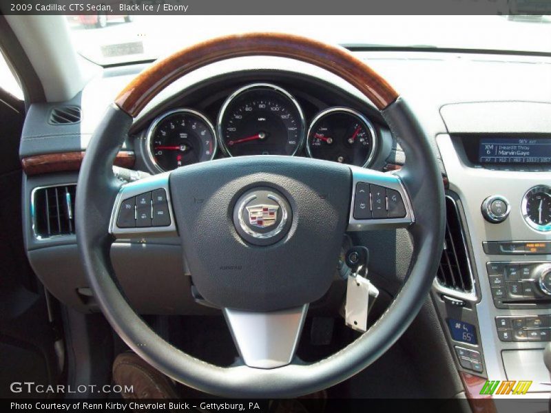 Black Ice / Ebony 2009 Cadillac CTS Sedan