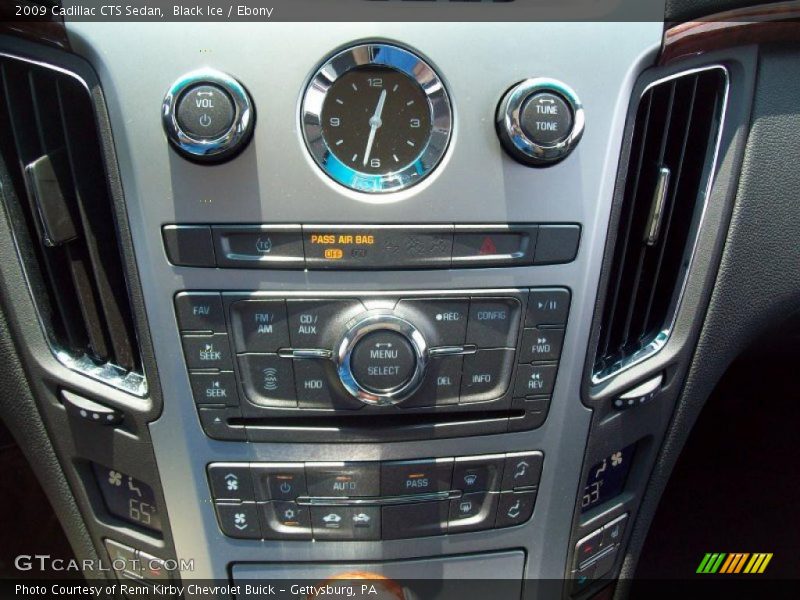 Black Ice / Ebony 2009 Cadillac CTS Sedan