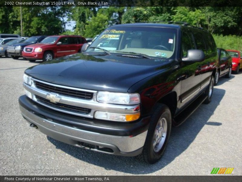 Onyx Black / Tan 2002 Chevrolet Suburban 1500 LT 4x4