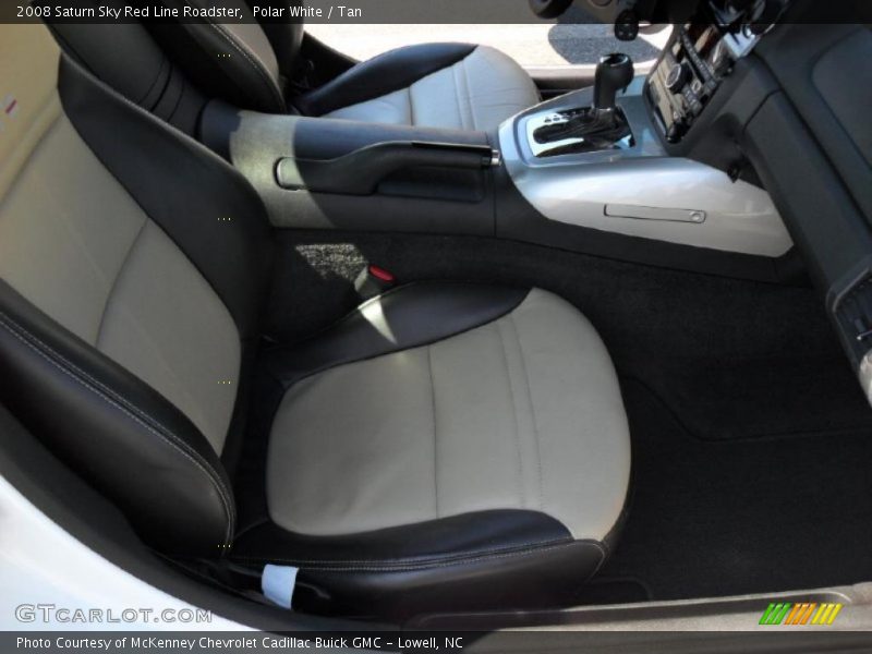 Polar White / Tan 2008 Saturn Sky Red Line Roadster
