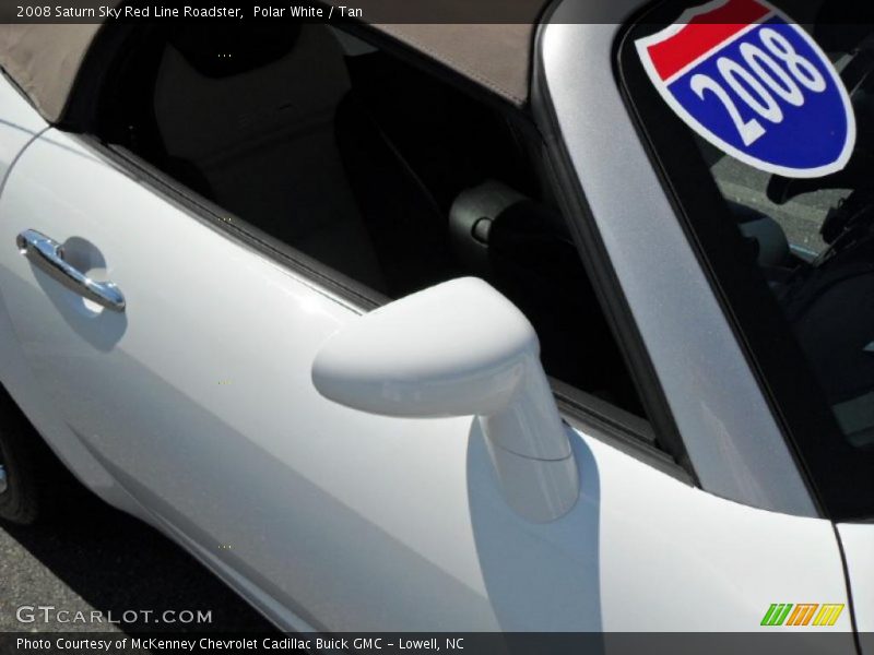 Polar White / Tan 2008 Saturn Sky Red Line Roadster