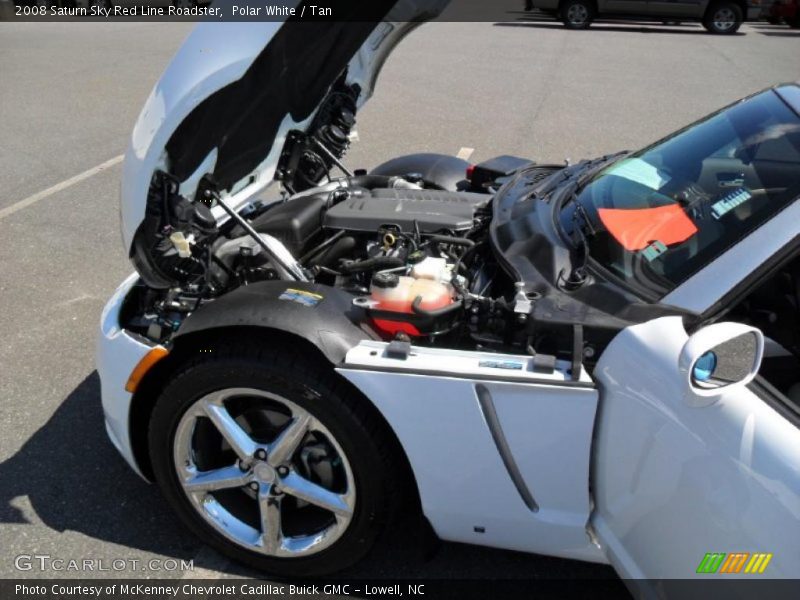 Polar White / Tan 2008 Saturn Sky Red Line Roadster