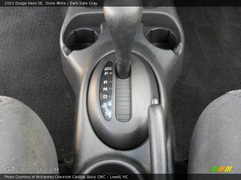 Stone White / Dark Slate Gray 2001 Dodge Neon SE