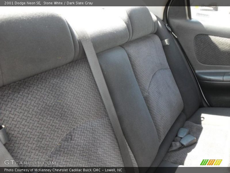 Stone White / Dark Slate Gray 2001 Dodge Neon SE