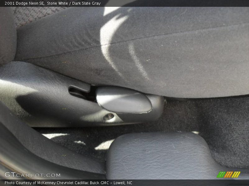 Stone White / Dark Slate Gray 2001 Dodge Neon SE