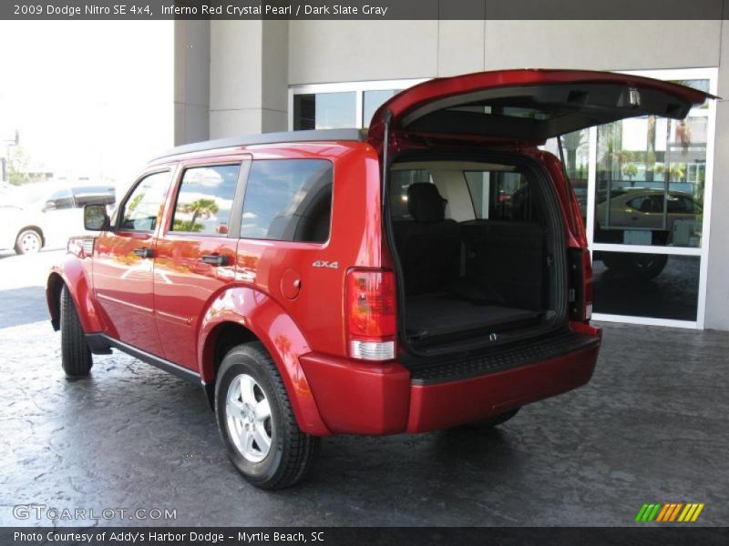 Inferno Red Crystal Pearl / Dark Slate Gray 2009 Dodge Nitro SE 4x4