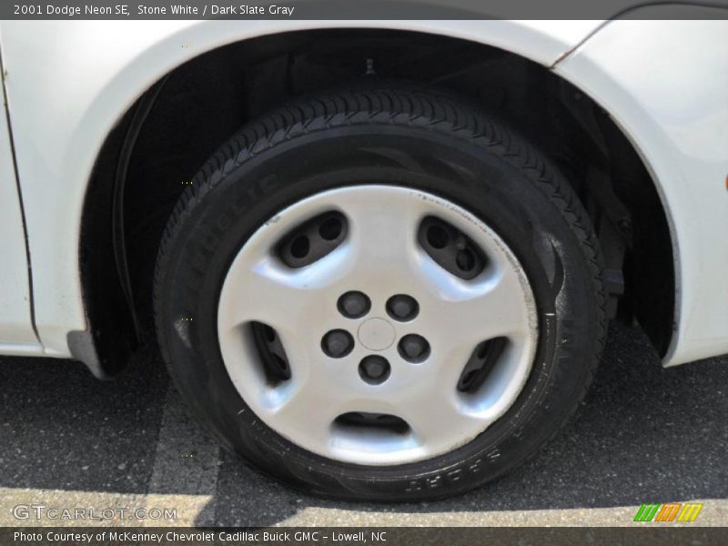 Stone White / Dark Slate Gray 2001 Dodge Neon SE