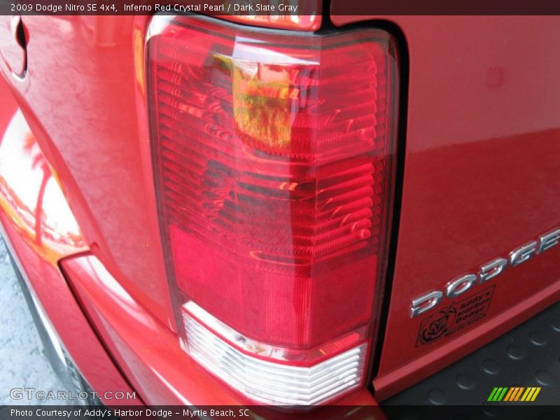 Inferno Red Crystal Pearl / Dark Slate Gray 2009 Dodge Nitro SE 4x4