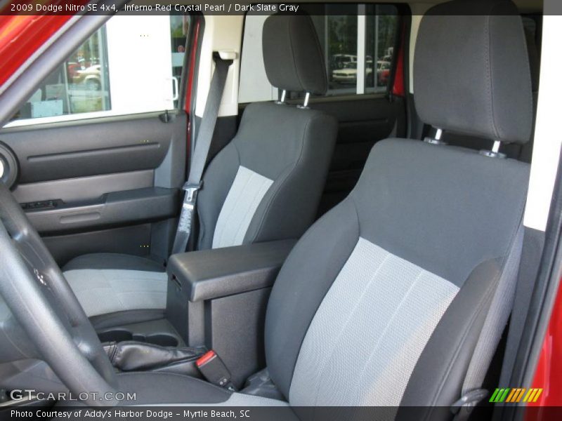 Inferno Red Crystal Pearl / Dark Slate Gray 2009 Dodge Nitro SE 4x4