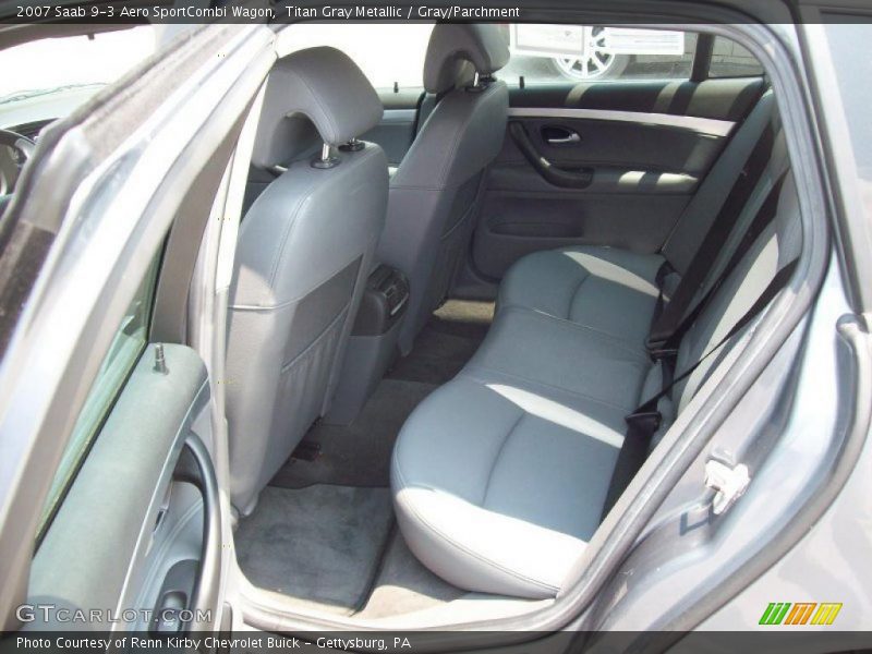 Titan Gray Metallic / Gray/Parchment 2007 Saab 9-3 Aero SportCombi Wagon