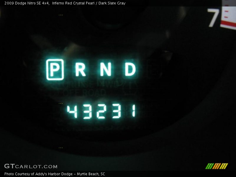 Inferno Red Crystal Pearl / Dark Slate Gray 2009 Dodge Nitro SE 4x4