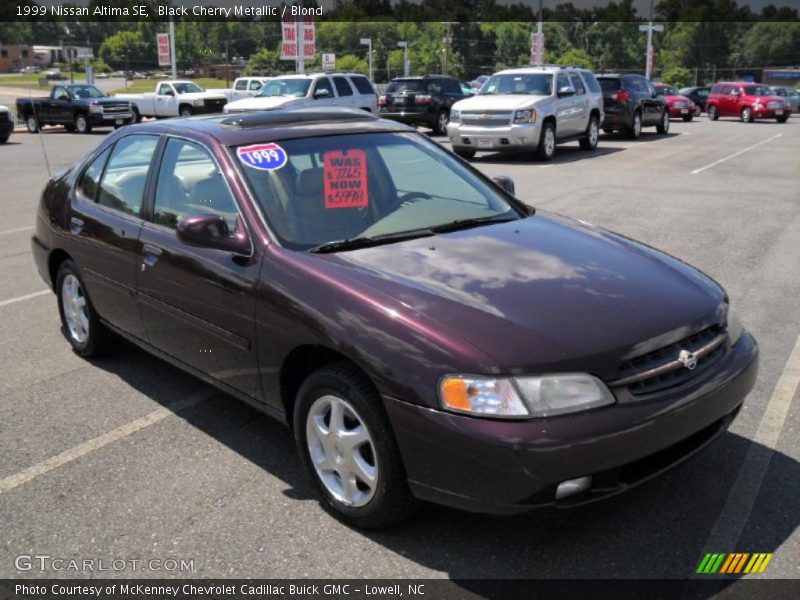 Black Cherry Metallic / Blond 1999 Nissan Altima SE