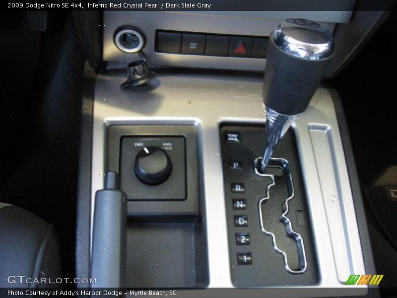 Inferno Red Crystal Pearl / Dark Slate Gray 2009 Dodge Nitro SE 4x4