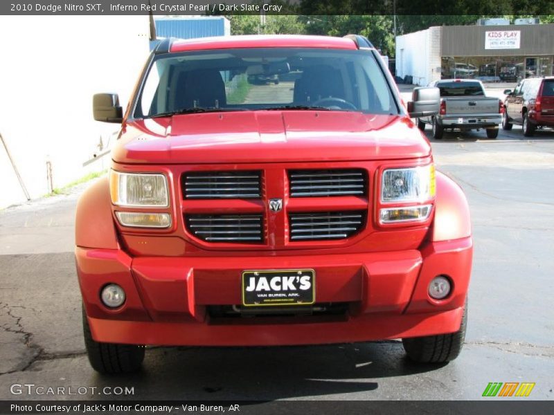 Inferno Red Crystal Pearl / Dark Slate Gray 2010 Dodge Nitro SXT