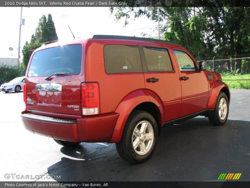 Inferno Red Crystal Pearl / Dark Slate Gray 2010 Dodge Nitro SXT