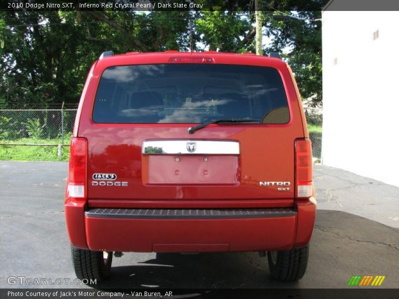 Inferno Red Crystal Pearl / Dark Slate Gray 2010 Dodge Nitro SXT
