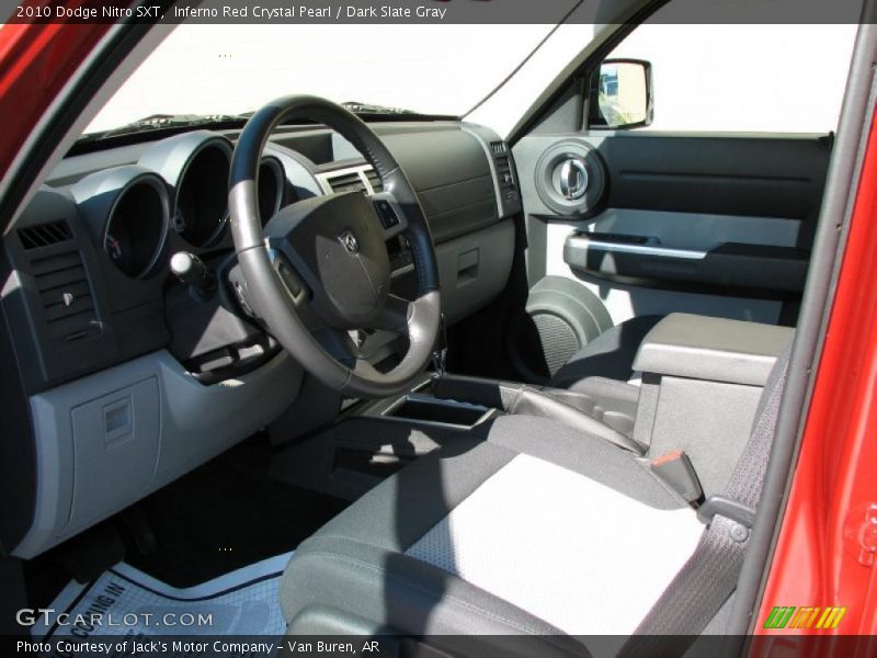 Inferno Red Crystal Pearl / Dark Slate Gray 2010 Dodge Nitro SXT