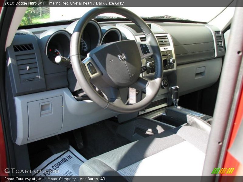 Inferno Red Crystal Pearl / Dark Slate Gray 2010 Dodge Nitro SXT