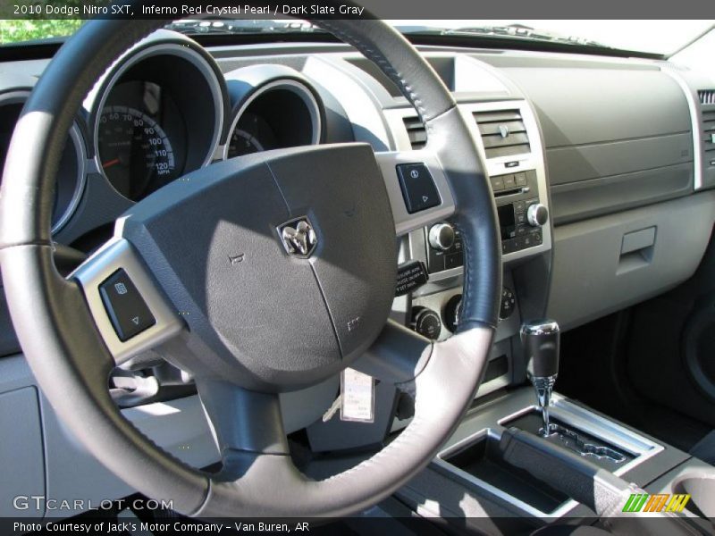 Inferno Red Crystal Pearl / Dark Slate Gray 2010 Dodge Nitro SXT