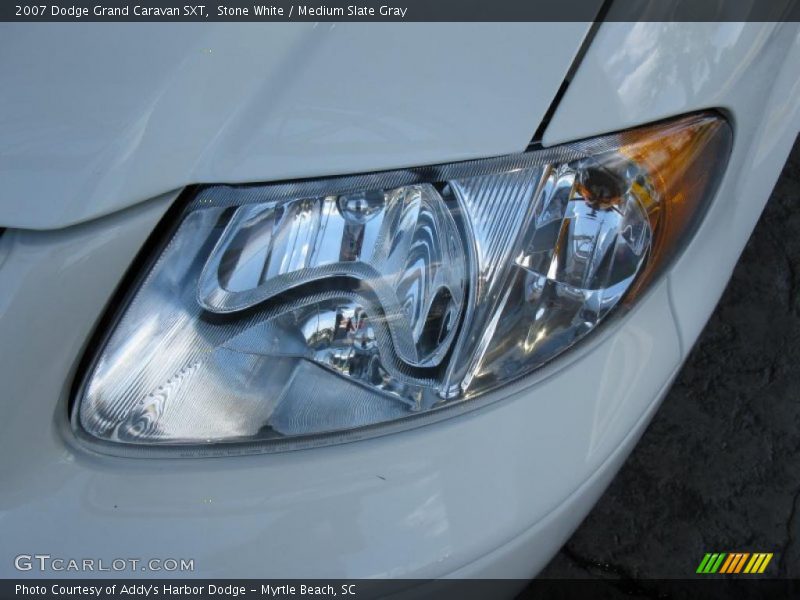 Stone White / Medium Slate Gray 2007 Dodge Grand Caravan SXT